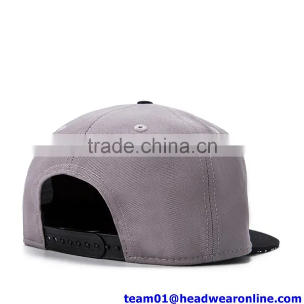 Snapback Cap ,cheap Custom Embroidery Flat Brim Snapback Cap photo-2