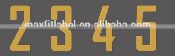 High Quality White Vinyl Cut -out Transfer Number photo-2