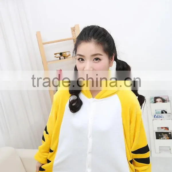 Flannel Cartoon Adult Animal Jumpsuit Animal Pajamas Jumpsuit Tiger Design photo-4