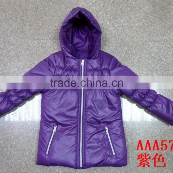 Kid Coats Children Clothing Padded Jacket With Hood Padding Wholesale Girl's Jackets photo-2