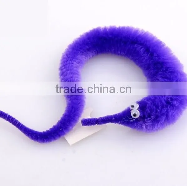 Russian Text Newest Blister Card Children Toys Gift Novelty Plush Twisty Squirmles mr Fuzzy Magic Worm photo-5