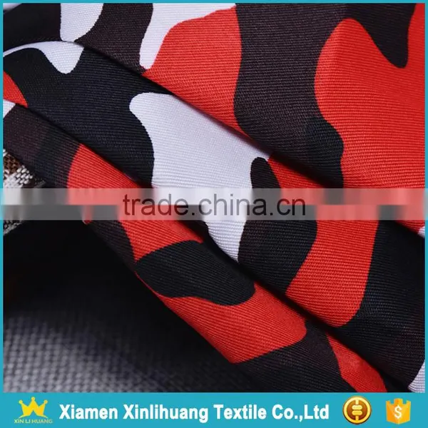New Style 100 Polyester Red Camo Printed Gabardine Fabric for Outdoor Work Clothing photo-2