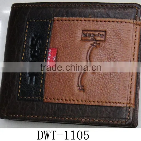 Fashion New Real Leather Patches Work Man Latest Notecase photo-3