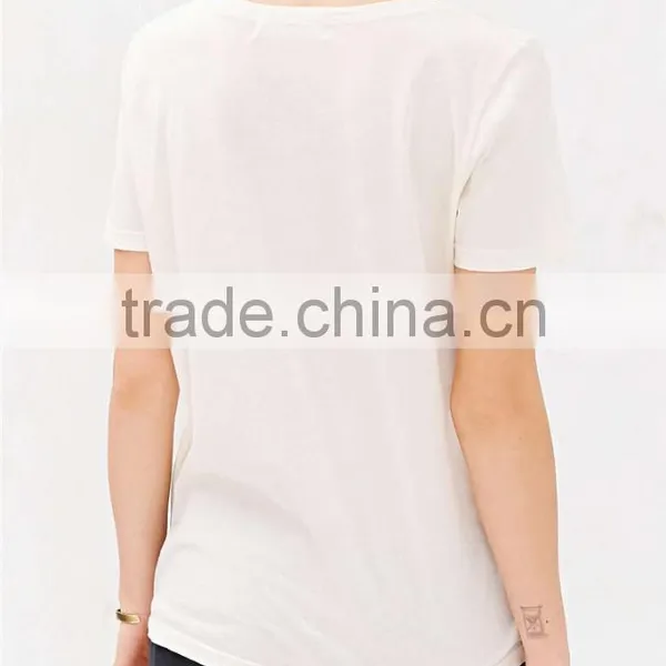 Simple Fashion t Shirt Design for Ladies Basic t Shirt photo-4