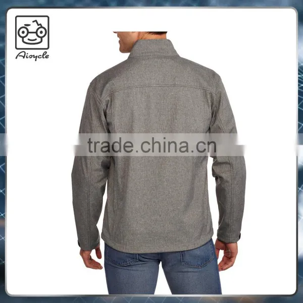 Woven Shell Bonded With 100%polyester Fleece Lined Durable Jacket for Man photo-4