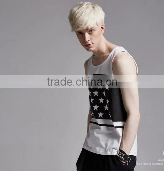 2016 New Fashion Tops Custom Men Printing Tank Top photo-2