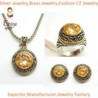 Sterling Silver Jewelry Designer Inspired Jewelry Set