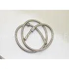 DPE Chrome Flexible Stainless Steel Hose , Bath Shower Hose Wide Bore