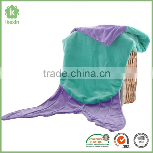Kids Super Soft Fleece Mermaid Tail Sleeping Bag photo-5