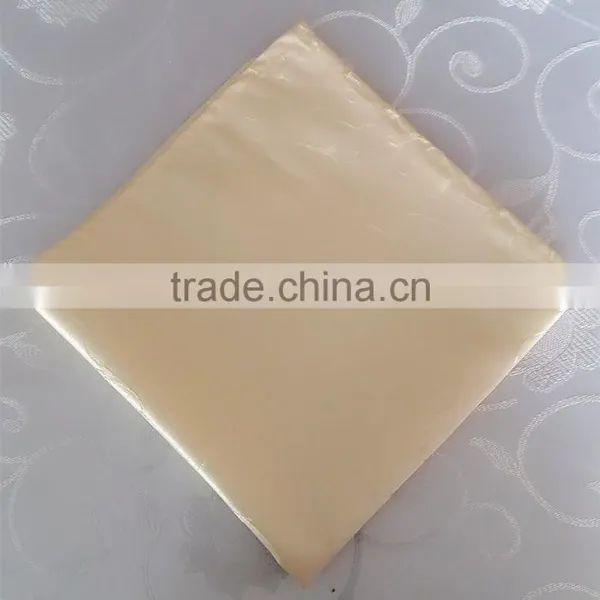 Wholesale Polyester Jacquard Ivory Dinner Napkins Restaurant Dinner Napkins