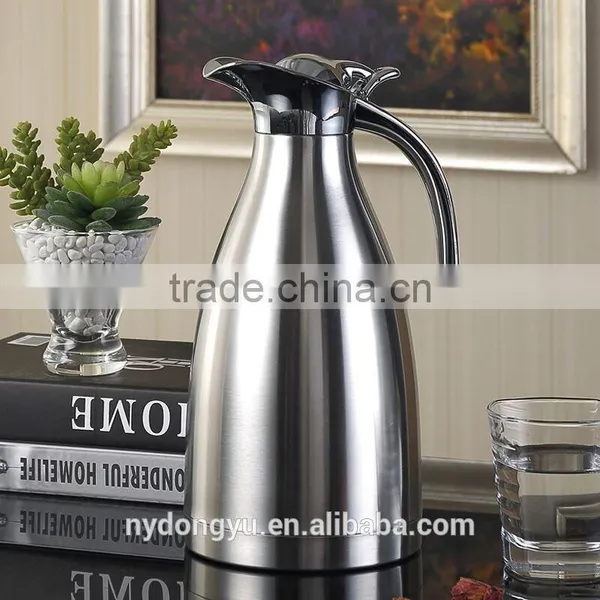 1.5-2 Liter Stainless Steel Thermal Coffeee Pot/s 3 Layer Stainless Steel Thermal Insulation Water Bottle / Fancy Coffee Pot photo-3
