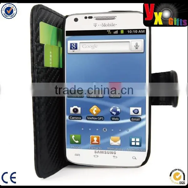 Wallet Case for Samsung Galaxy S2 T989 T-mobile Pu Leather Wallet Card Flip Open Case Cover Pouch photo-2