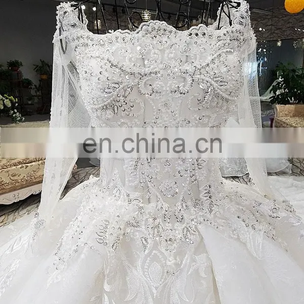LS00371-1 Long Sleeves White Plus Size Designer Bridal Dresses in Karachi Gowns Wedding Dresses photo-3