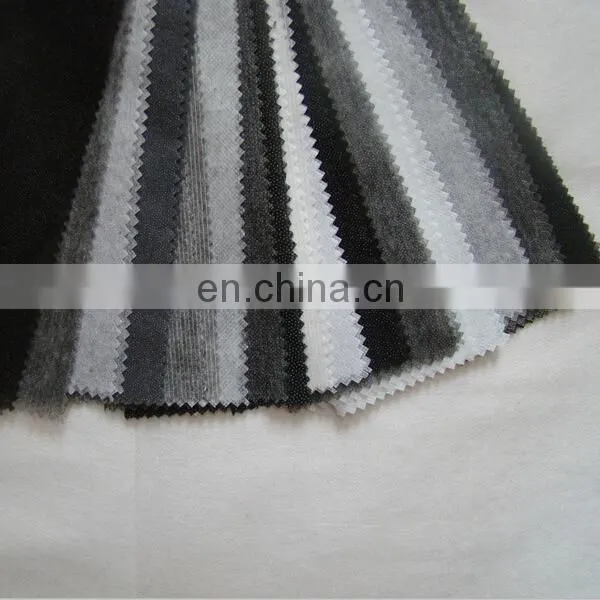 Soft Hand Nonwoven Fusible Nylon Interlining Fabrics photo-4
