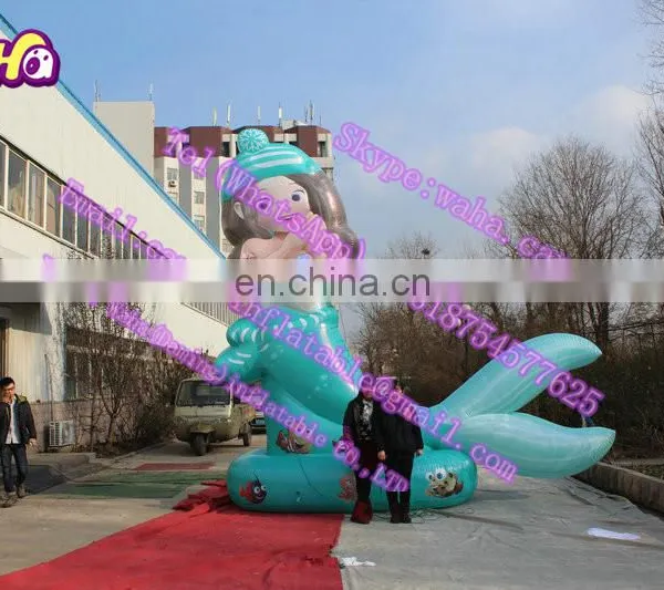 5m High New Design Inflatable Mermaid for Outdoor Event Decoration C-079 photo-3