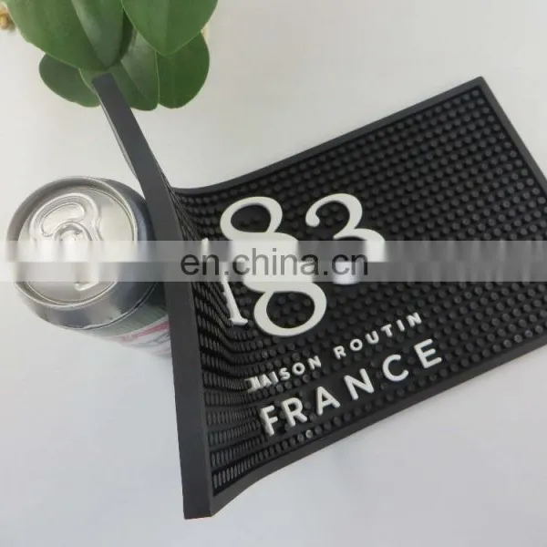 Custom Pvc Bar Mat Pads With 3d Logo photo-4