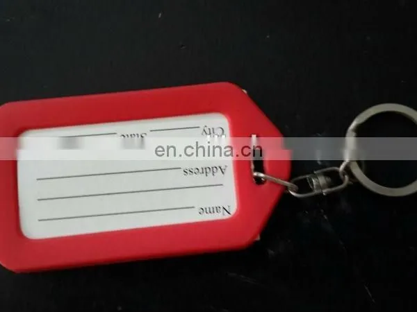 2017 Newest Design Good Quality Pvc Luggage Tag