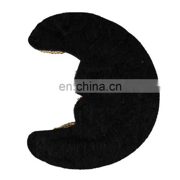 Fashion Beading Sequin Moon Sew On Patches For Clothing photo-3