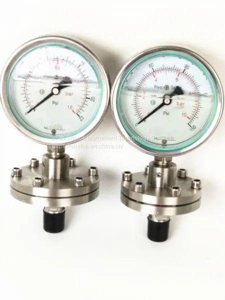 China High Quality With Good Price Manometer Oil Pressure Gauges photo-2