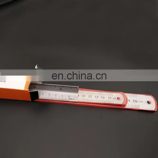 3Pcs Packing Ruler Set 12"triangular Scale Ruler 12"and 6" Stainless Steel Flat Ruler photo-3