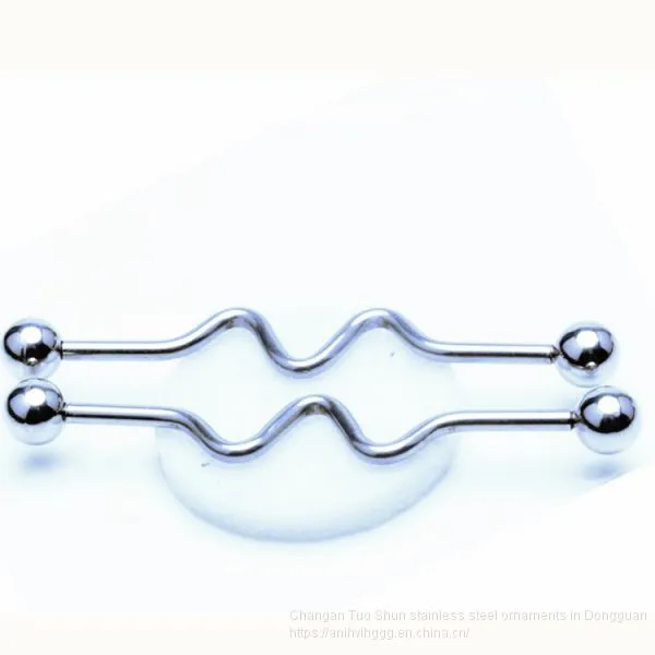 Factory Direct Sale, Aestheticism, Simple W Ear Scrape Ear Studs, Foreign Earrings, Body Piercing Ornaments photo-2
