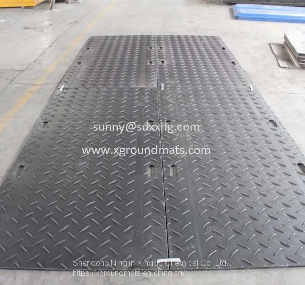Durable HDPE Plastic Road Mat Mobile Ground Protection Mat photo-3