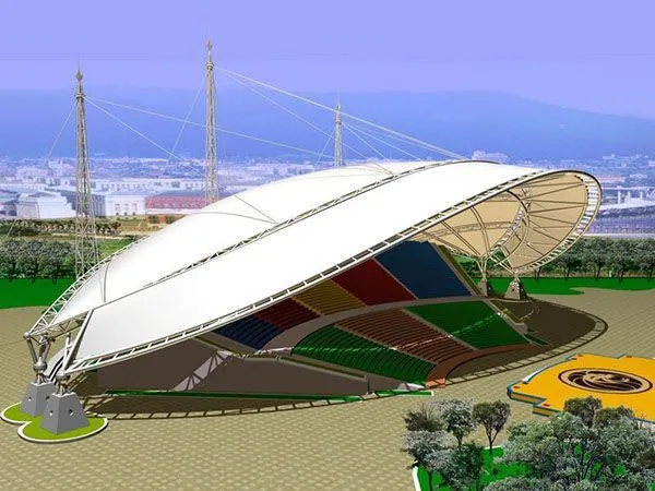 Waterproof Pvdf Tensile Membrane Structure photo-2