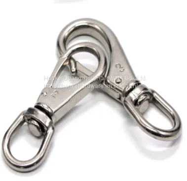 Inch Swivel Eye Spring Hook Heavy Duty Swivel Snap Hook Stainless Steel Eye Bolt Snap Hook photo-2