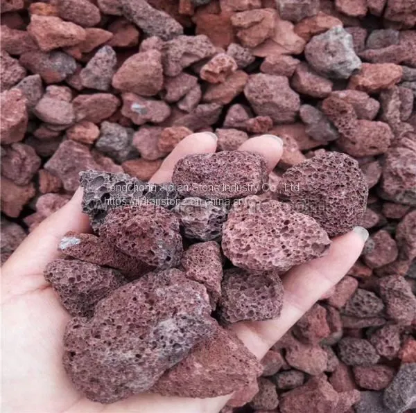 Red Lava Stone Scoria Rock photo-3