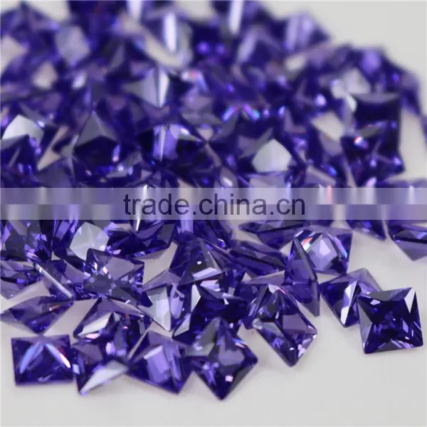 Wholesale Incomparable Beautiful 2mm Square Sapphire Zircon