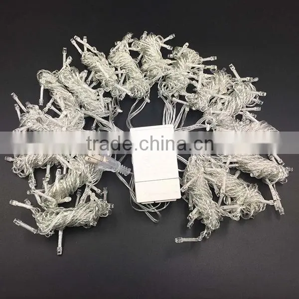 Crystal LED Lights 9.8ft*9.8ft 304 LEDs String Lights Decorating Holiday,Party, Wedding Curtain Lights HNL099 photo-5