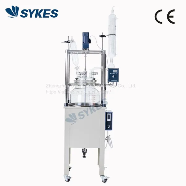 100L Electric Heating Bath Sinlge Layer Glass Reactor Price