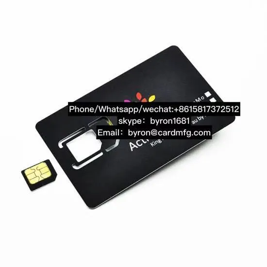 GSM SIM Card CDMA Uim Card GSM SIM Card for Telecom/ Operators 64K/128K/256K 6pin photo-3