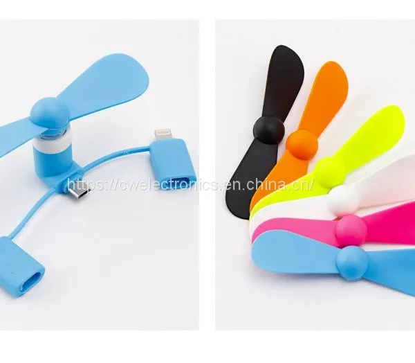 Fancy Mini Fan Portable Fan for Mobile Phone and Computer photo-2