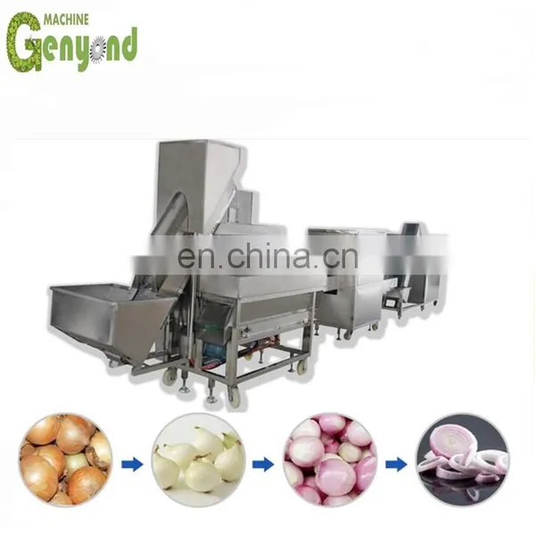 Top Quality Peeling Onion Top and Tail Cutting Slicing Machine for Sale