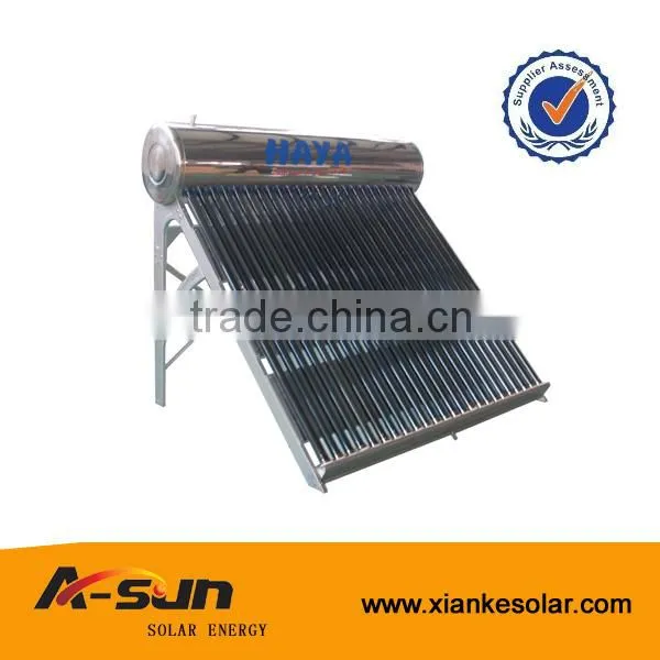 Unpressurized Pressure and Evacuated Tube Type Solar Water Heater photo-2