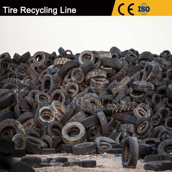 Factory Supply Tyre Recycling Equipment Double Shaft Rubber Tyre Shredder Machine