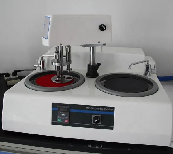 MP-2B Manual Metallographic Equipment Double Disc Sample Specimen Grinding and Polishing Machine photo-2