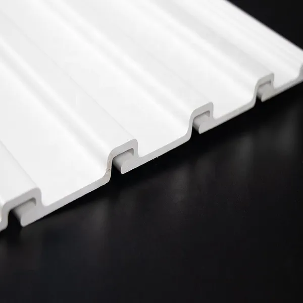 White Bracket Slatwall Pvc Panel Slatwall Pvc With Customized Size photo-3