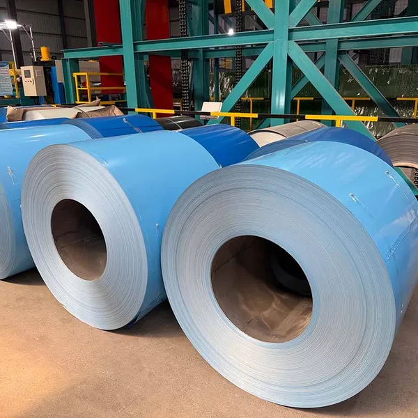 PE Polyester Coated PPGI Steel Coil 0.3mm 0.4mm 0.5mm Z80 Z120 15μm Top Coat Roofing photo-3