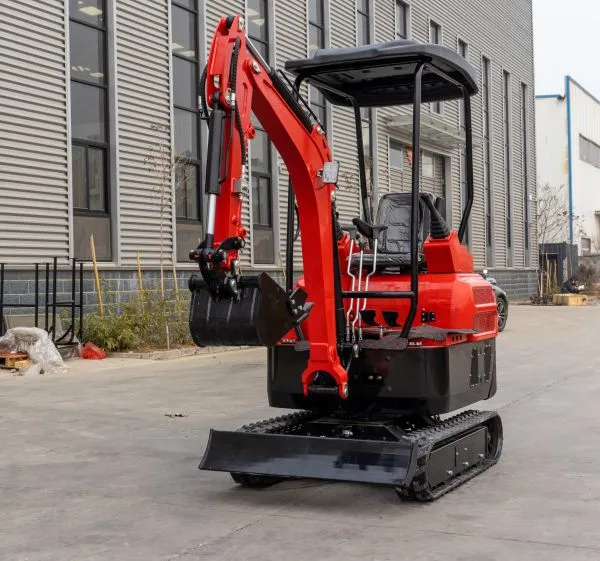 LUYUE LY-15 Minibagger 1.5 Ton Mini Excavator Compact Crawler Digger With Canopy for Garden Farm Work
