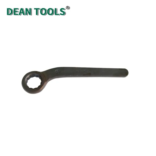 Bent Handle Ring Wrench Metric 10-19mm 12-Point Double End Chrome Vanadium photo-4