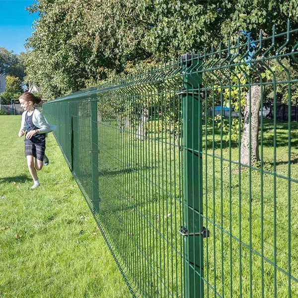 Black PVC 3D Bending Welded Fence Easy Assemble Home Garden Perimeter Mesh Panel photo-4