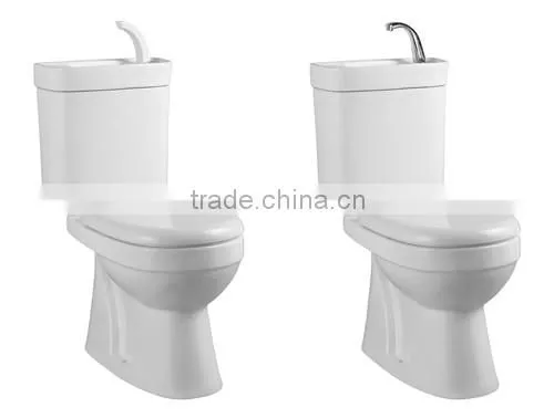 Two-piece New Toilet Tap Basin WC Pan S/P Trap Eco-friendly Water Saving Smart Toilet for Small Space WC-8004H Quality Choice photo-4