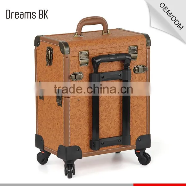 PVC Makeup Case Hairdressing Case With Wheels photo-2