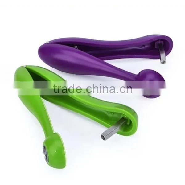 Deluxe Cherry and Olive Pitter/Corer/Stone Remover - Regal Purple Cherry Corer for Kitchen Home Use