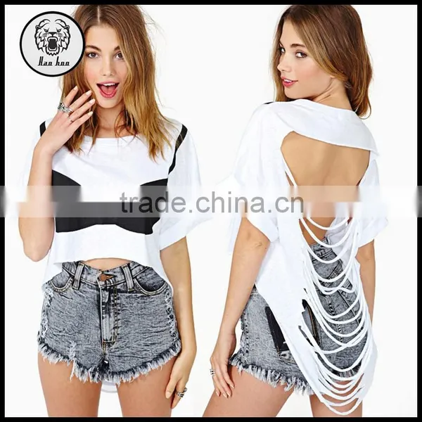 Fancy Ladies Tops Latest Design 2015 Wholesale Ladies Cotton Crop Tops Designs