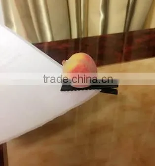 China Most Fashion Funny Plastic Fruit Alligator Bean Sprout Hair Clip photo-5