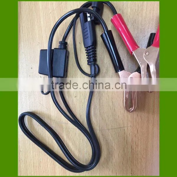 UL SPT-2 18AWG Flat Cable 2440mm +SAE Plug +30A Clamp Power Cable photo-4