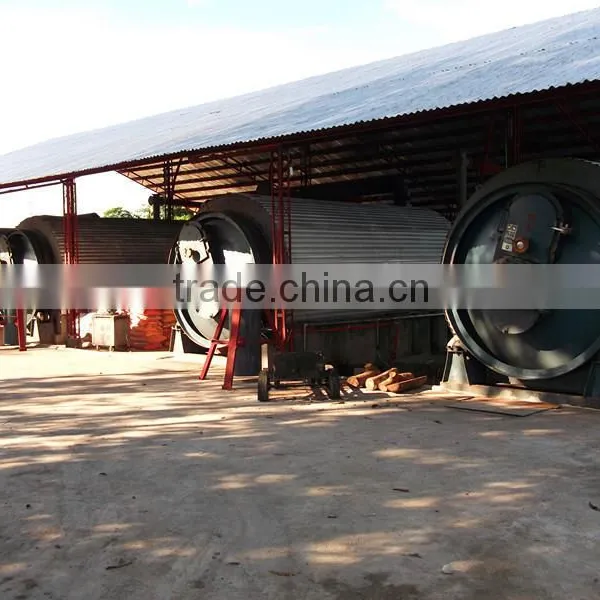 Environmental Protection Waste Plastic Oil Plant Tyre Recycling Plant Pyrolysis Oil Equipment for Sale